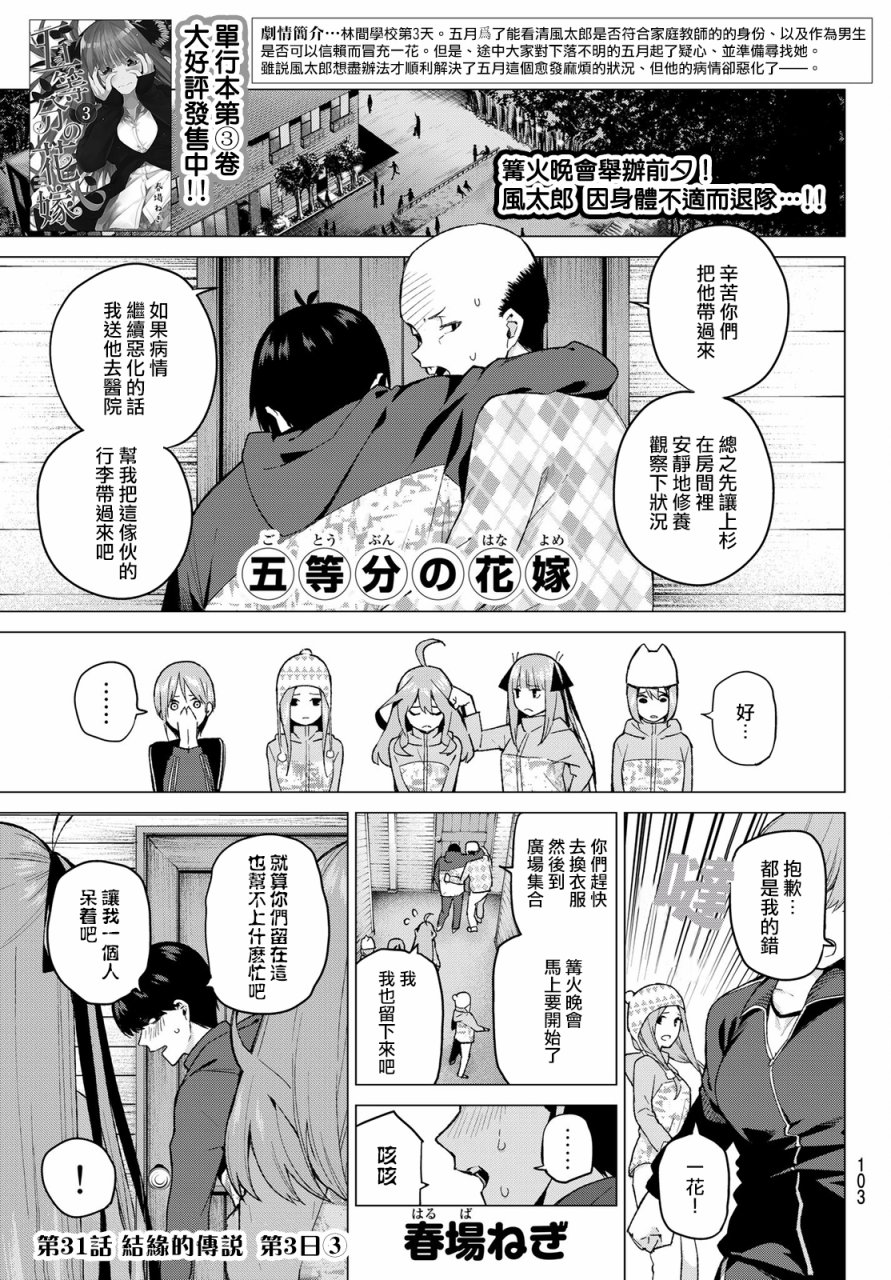 五等分的花嫁 第31話 漫畫線上看 動漫戲說 Acgn Cc